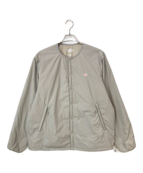 DANTON（ダントン）DANTON (ダントン) INSULATION JACKET ノーカラーインサレーションジャケット グレー サイズ:XXLの古着・服飾アイテム