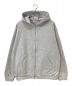 LOS ANGELES APPAREL（ロサンゼルスアパレル）の古着「14OZ HEAVY ZIP-UP HOODIE ジップパーカー」｜グレー