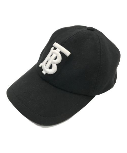 BURBERRY（バーバリー）BURBERRY (バーバリー) Monogram Motif Cotton Jersey Baseball Cap キャップ ブラック サイズ:-の古着・服飾アイテム