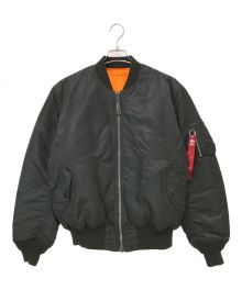 ALPHA INDUSTRIES（アルファインダストリーズ）の古着「MA-1 CORE SPEC JACKET」｜ブラック