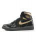 NIKE (ナイキ) AIR JORDAN 1 RETRO HIGH OG(エア ジョーダン 1 レトロ ハイ オリジナル)/ハイカットスニーカー BLACK/METALLIC GOLD- サイズ:US12：14000円