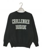 CHALLENGERチャレンジャー）の古着「24AW COLLEGE LOGO C/N SWEAT」｜ブラック