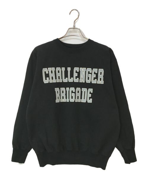 CHALLENGER（チャレンジャー）CHALLENGER (チャレンジャー) 24AW COLLEGE LOGO C/N SWEAT ブラック サイズ:Mの古着・服飾アイテム