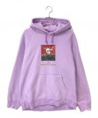 WACKO MARIA×Jean-Michel Basquiatワコマリア×ジャン ミシェル バスキア）の古着「22AW WASHED HEAVY WEIGHT PULLOVER HOODED SWEAT SHIRT」｜バイオレット