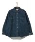 Graphpaper（グラフペーパー）の古着「Denim Regular Collar Shirt デニムシャツ」｜インディゴ