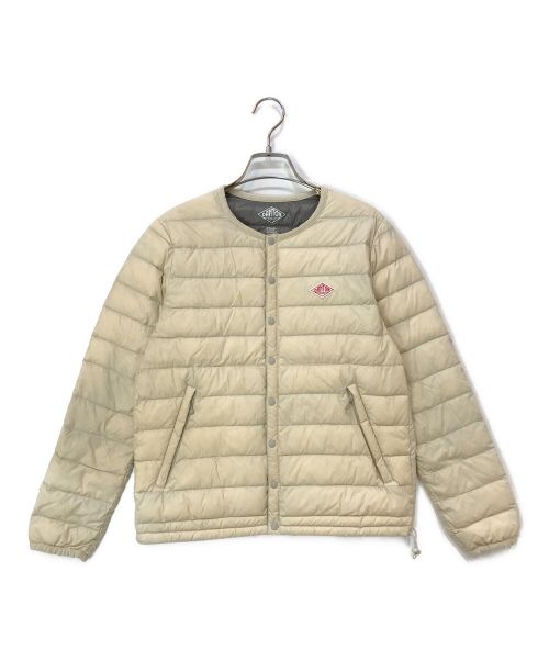 DANTON（ダントン）DANTON (ダントン) Crew Neck Inner Down Jacket ダウンジャケット ブラウン サイズ:34の古着・服飾アイテム