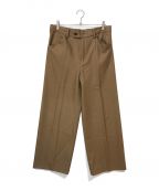 SUNSEAサンシー）の古着「21AW N.M Thickened w/耳 Straight Pants」｜ブラウン