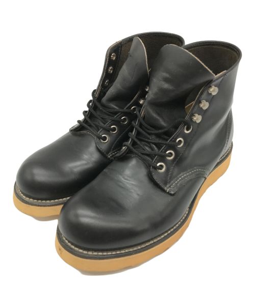 RED WING（レッドウィング）RED WING (レッドウィング) 6-inch Classic Round ブーツ ブラック サイズ:7 1/2の古着・服飾アイテム