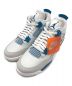 NIKE（ナイキ）の古着「AIR JORDAN 4 RETRO(エアジョーダン 4 レトロ)/ローカットスニーカー」｜OFF-WHITE/MILITARY B