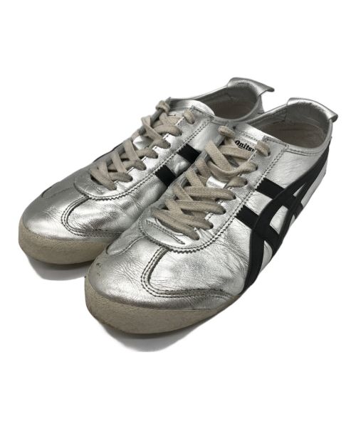 Onitsuka Tiger（オニツカタイガー）Onitsuka Tiger (オニツカタイガー) MEXICO 66ローカットスニーカー シルバー サイズ:26.0の古着・服飾アイテム