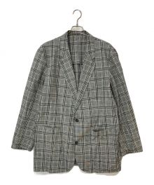 ADULT ORIENTED ROBES（アダルトオリエンテッドローブス）の古着「グレンチェックSHADE テーラードジャケット」｜グレー