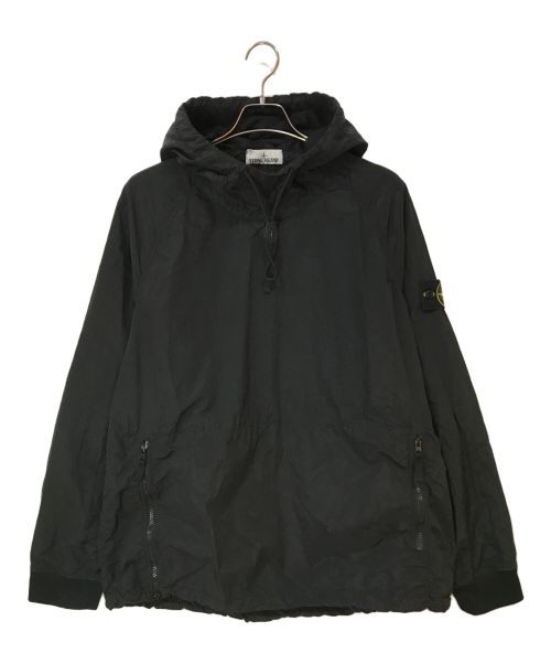 STONE ISLAND（ストーンアイランド）STONE ISLAND (ストーンアイランド) NYLON METAL HOODED SMOCK アノラックパーカー ブラック サイズ:XXLの古着・服飾アイテム