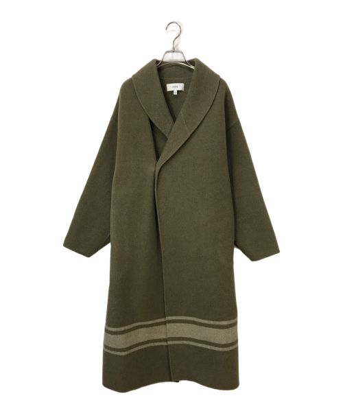 HYKE（ハイク）HYKE (ハイク) DOUBLE FACE MACKINAW COAT カーキ サイズ:1の古着・服飾アイテム