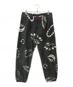 SUPREMEシュプリーム）の古着「20FW Studded Collars Sweatpant」｜ブラック