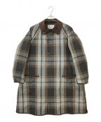 KOLORカラー）の古着「14AW Balmacaan coat」｜ベージュ