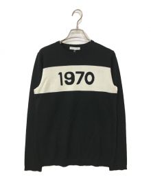 BELLA FREUD（ベラ フルード）の古着「1970 ウールニット」｜ホワイト×ブラック