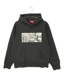 SUPREME×Mike Kelley（シュプリーム×マイクケリー）の古着「18FW Franklin Signing Hoodie」｜ブラック