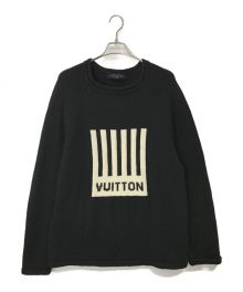 LOUIS VUITTON（ルイ ヴィトン）の古着「Barcode ＆ Earth Knit」｜ホワイト×ブラック