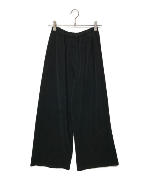 GOOD GRIEF!（グッドグリーフ）GOOD GRIEF! (グッドグリーフ) Velor Wide Pants with Suspen ブラック サイズ:Mの古着・服飾アイテム