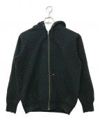 SUPREMEシュプリーム）の古着「08FW Dobby Zip hoodie」｜ネイビー