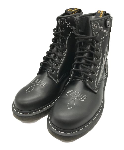 Dr.Martens（ドクターマーチン）Dr.Martens (ドクターマーチン) 1460 Ga Wanama Leather Boots 8ホール ブーツ ブラック サイズ:UK8の古着・服飾アイテム