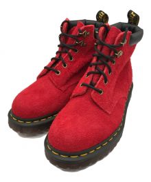 Dr.Martens（ドクターマーチン）の古着「939 Ben Suede Padded Collar Lace Up 5ホール ブーツ」｜レッド