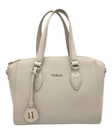 FURLA（フルラ）の古着「MINERVA S SATCHEL 2WAYハンドバッグ」｜グレー