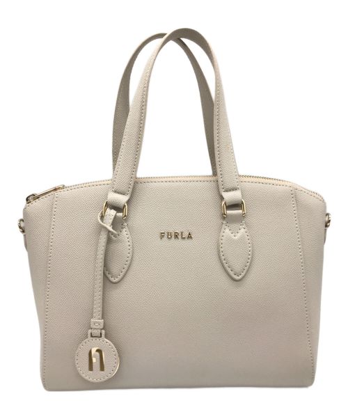 FURLA（フルラ）FURLA (フルラ) MINERVA S SATCHEL 2WAYハンドバッグ グレー サイズ:-の古着・服飾アイテム