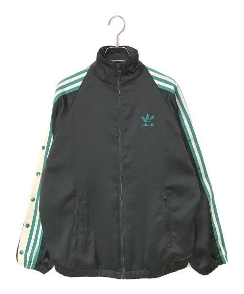 adidas（アディダス）adidas (アディダス) ADIBREAK TRACK TOP SATIN JACKET ブラック サイズ:Mの古着・服飾アイテム