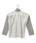 HOMME PLISSE ISSEY MIYAKE (オムプリッセ イッセイ ミヤケ) Switching Stripe Shirt ホワイト×グレー サイズ:2：17000円