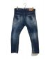 DSQUARED2 (ディースクエアード) 23SS SEXY TWIST JEAN クラッシュ＆リメイク加工 ジーンズ インディゴ サイズ:48：23000円