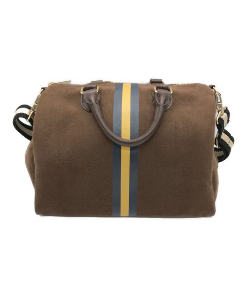 SITA PARANTICA（シータパランティカ）SITA PARANTICA (シータパランティカ) Border Boston Bag ブラウン サイズ:-の古着・服飾アイテム