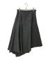 H BEAUTY&YOUTH（エイチ ビューティー&ユース）の古着「KARSEY IRREGULAR HEM SKIRT」｜グレー