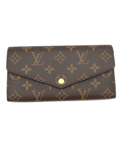 LOUIS VUITTON（ルイ ヴィトン）LOUIS VUITTON (ルイ ヴィトン) ポルトフォイユ・サラ 長財布 ブラウン サイズ:-の古着・服飾アイテム