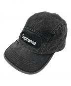 SUPREMEシュプリーム）の古着「24SS Coated Denim Camp Cap」｜グレー