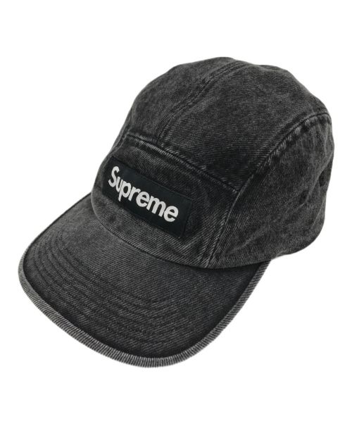 SUPREME（シュプリーム）SUPREME (シュプリーム) 24SS Coated Denim Camp Cap グレー サイズ:-の古着・服飾アイテム