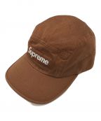 SUPREMEシュプリーム）の古着「22SS Washed Chino Twill Camp Cap」｜ブラウン