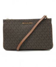 MICHAEL KORS (マイケルコース) JET SET TRAVEL LG TRIPLE GSST XBODY ショルダーバッグ ブラウン サイズ:-