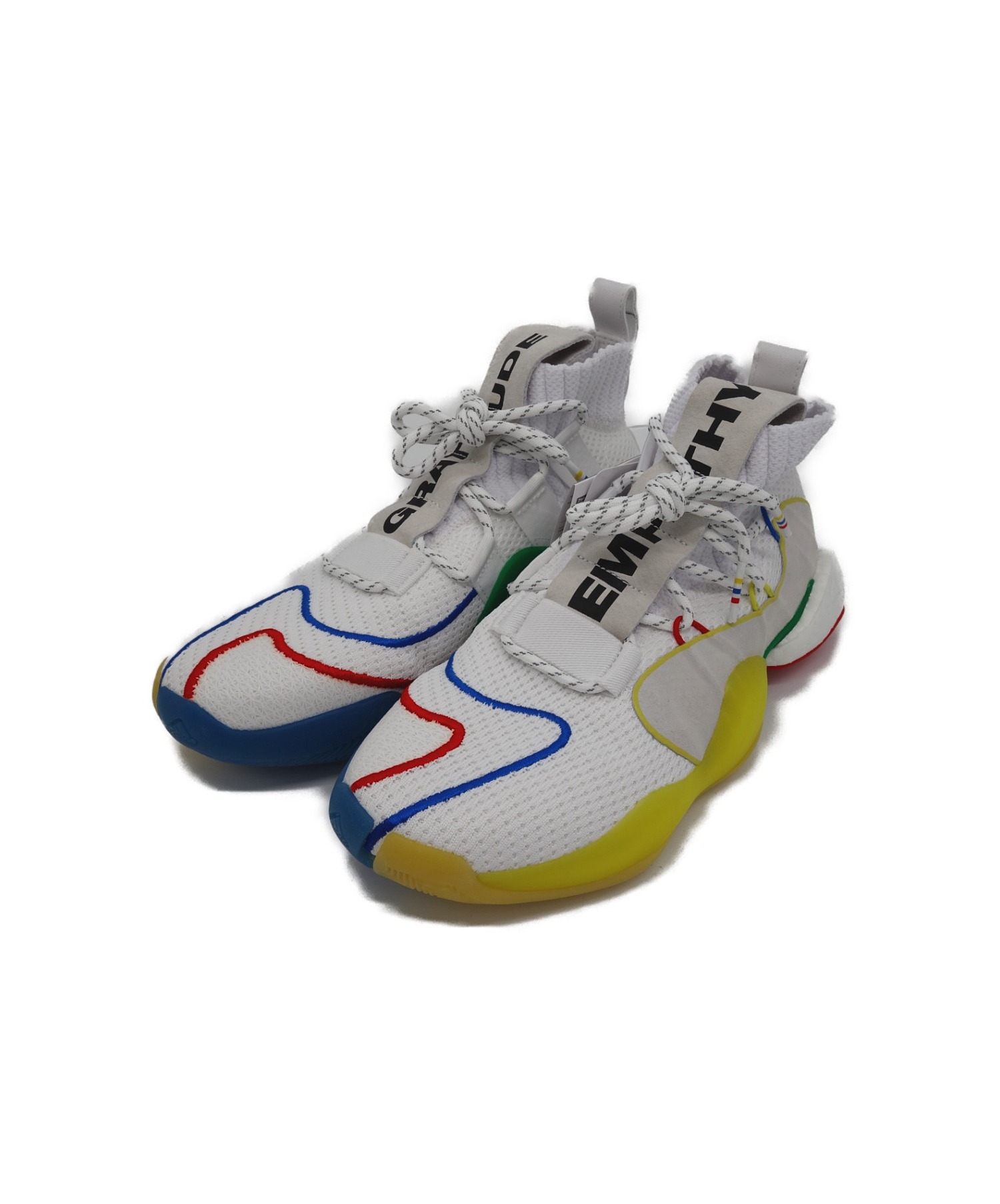 中古 古着通販 Adidas Pharrell Williams アディダス ファレル ウィリアムス ミドルカットスニーカー マルチカラー サイズ 27 未使用品 Crazy Byw Lvl X Pw Ef3500 ブランド 古着通販 トレファク公式 Trefac Fashion