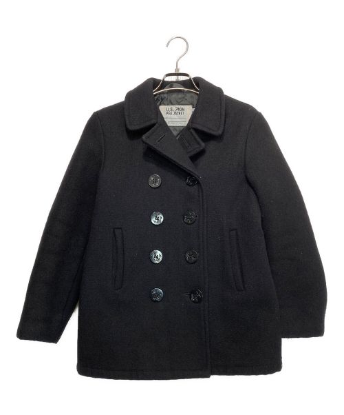 Schott（ショット）Schott (ショット) Pコート ブラック サイズ:16の古着・服飾アイテム