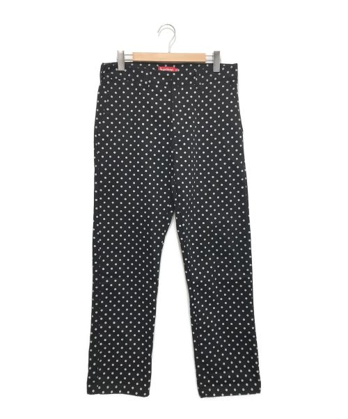 Supreme シュプリーム Work Pant Black Polka Dot-