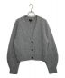 theory（セオリー）の古着「MERCER WOOL CASH/SCULPTED SLEEVE CARDI/Vネックカーディガン」｜グレー