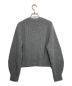 theory (セオリー) MERCER WOOL CASH/SCULPTED SLEEVE CARDI/Vネックカーディガン グレー サイズ:S：7800円