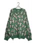 Little sunny bite（リトルサニーバイト）の古着「Disney collection ribbon knit top」｜グリーン