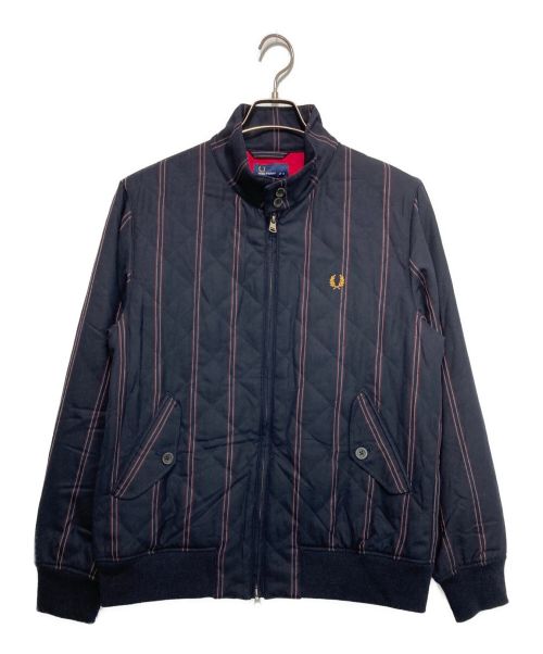 FRED PERRY（フレッドペリー）FRED PERRY (フレッドペリー) Padded Harrington Jacket ネイビー サイズ:Mの古着・服飾アイテム