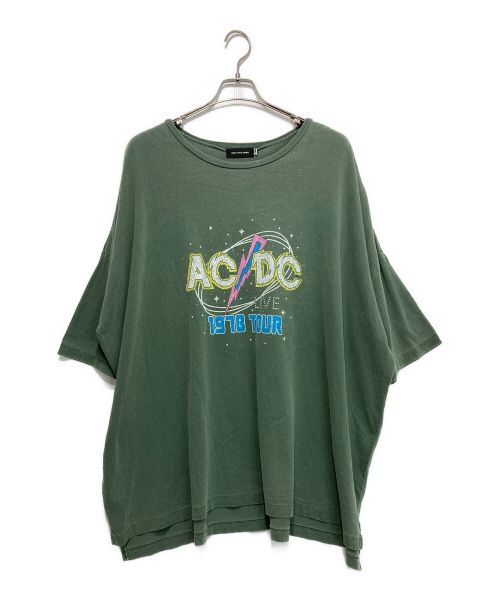 GOOD ROCK SPEED（グッドロックスピード）GOOD ROCK SPEED (グッドロックスピード) プリントTシャツ グリーン サイズ:Fの古着・服飾アイテム