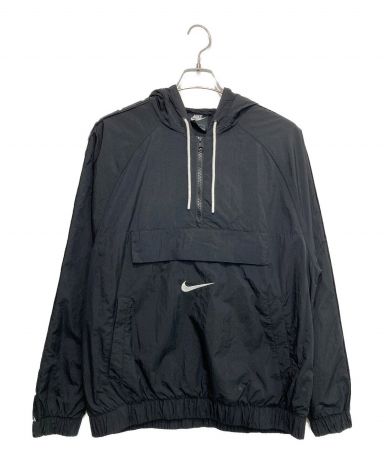 【中古・古着通販】NIKE (ナイキ) アノラックパーカー ブラック