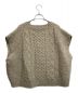 oldderby Knitwear (オールドダービーニットウェア) ニットベスト ベージュ サイズ:記載無し：2980円