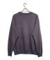 crepuscule (クレプスキュール) LIGHT MOSS STITCH L/S SWEAT パープル サイズ:2：5800円