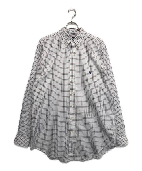 RALPH LAUREN（ラルフローレン）RALPH LAUREN (ラルフローレン) チェックシャツ ホワイト サイズ:LT/GLの古着・服飾アイテム